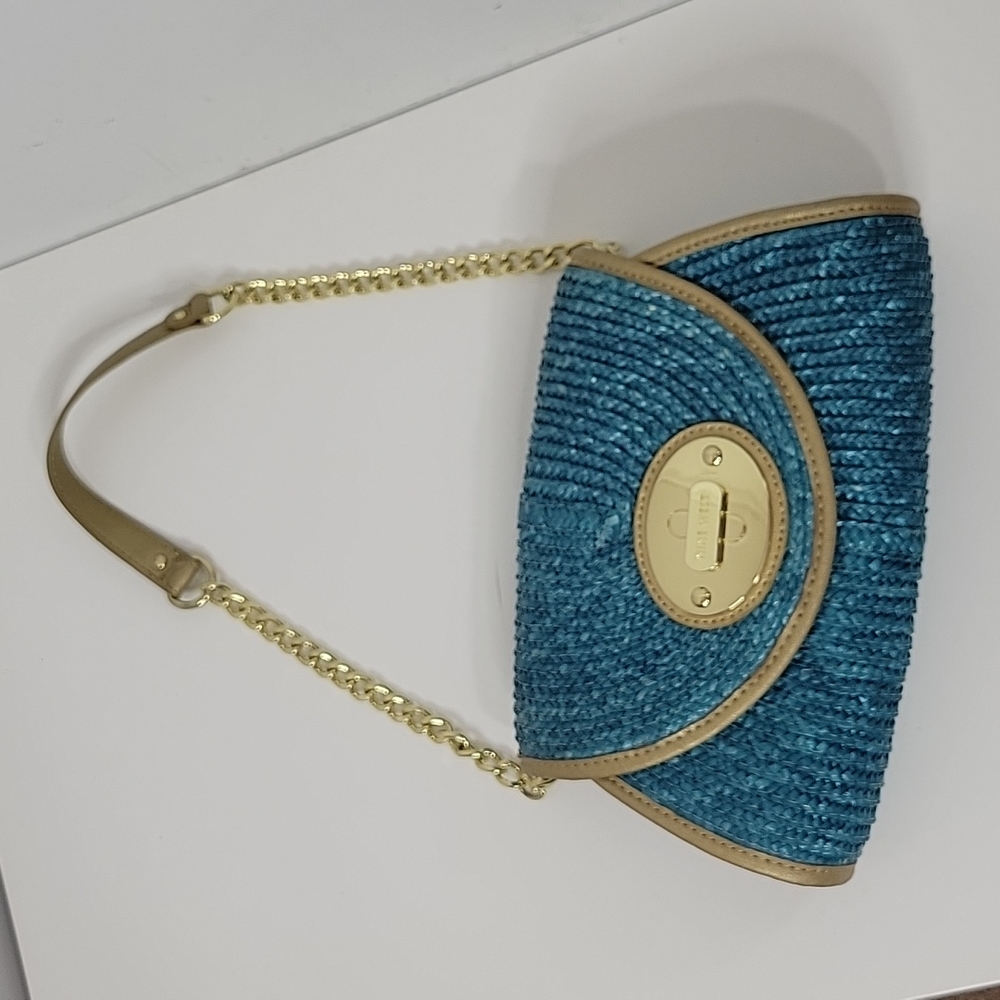 Nine west straw shoulder bag